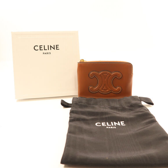 Celine Ghw Coin Bag Purse Calfskin #162746C35B - Picture 10 of 15